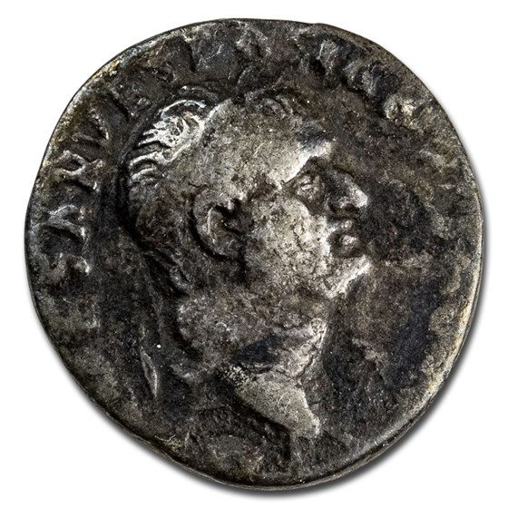 Roman Empire AR Denarius Vespasian (77-78 AD) Fine (RIC II 937) Roman Empire AR Denarius Vespasian (77-78 AD) Fine (RIC II 937)